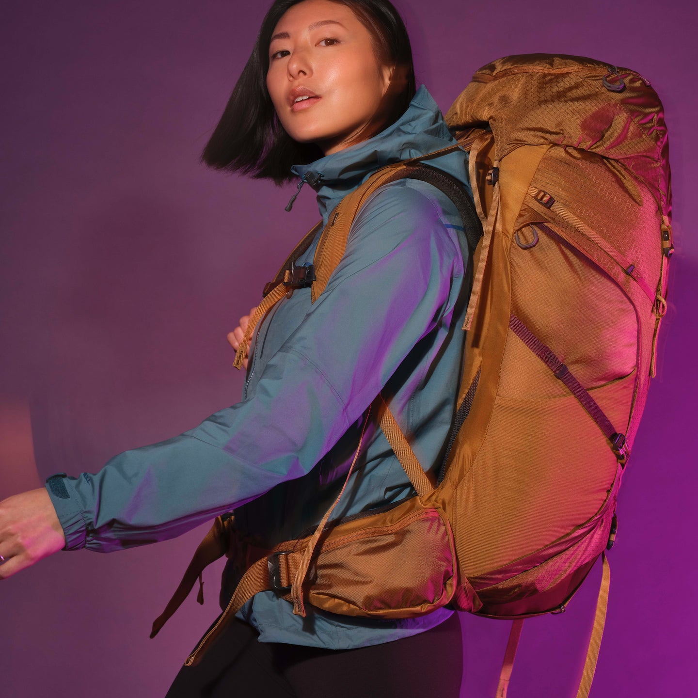 Women's Maven left side of pack features