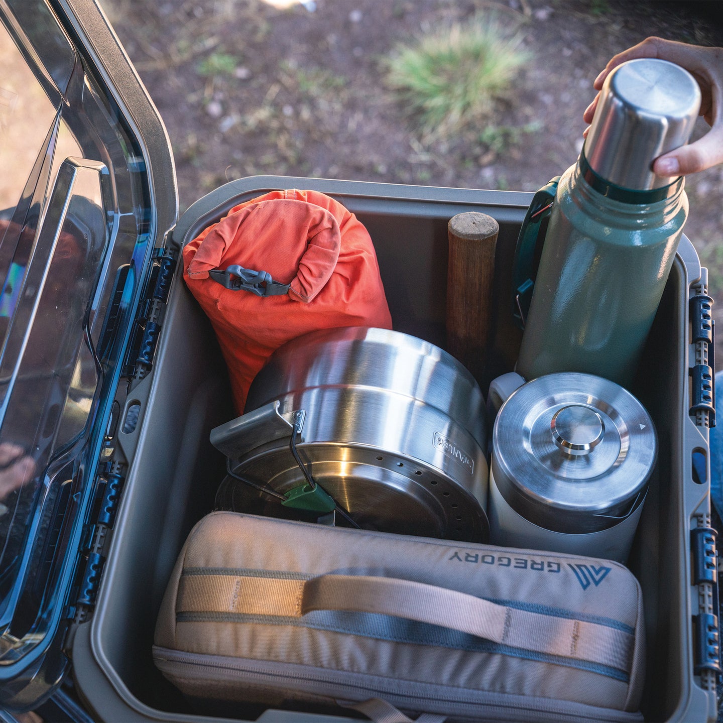 Gregory Alpaca Camp Box 50L pack for adventure