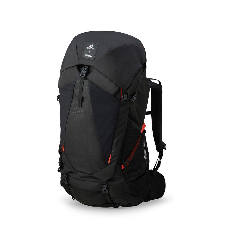 Gregory x Finisterre Stout 55 in the color Finisterre Black. image number 0