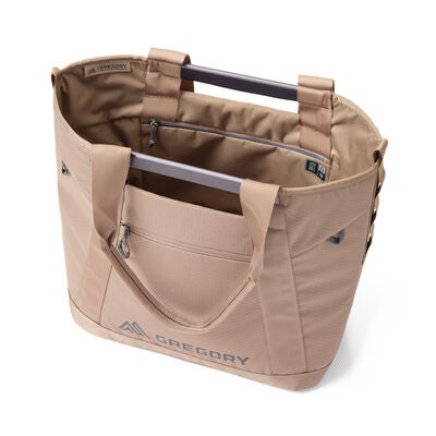 Alpaca Utility Tote 35 in the color Mirage Tan.