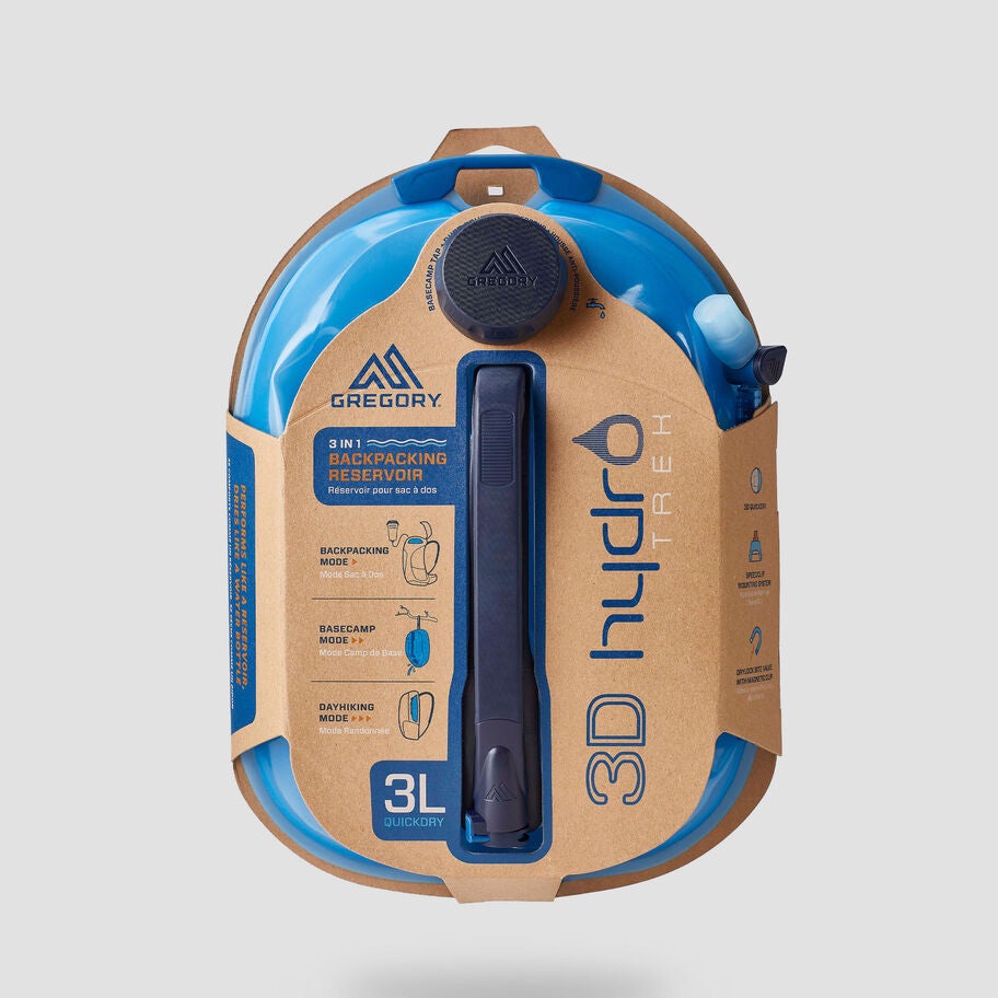 Gregory 3D Hydro Trek 3L in the color Optic Blue. image number 2