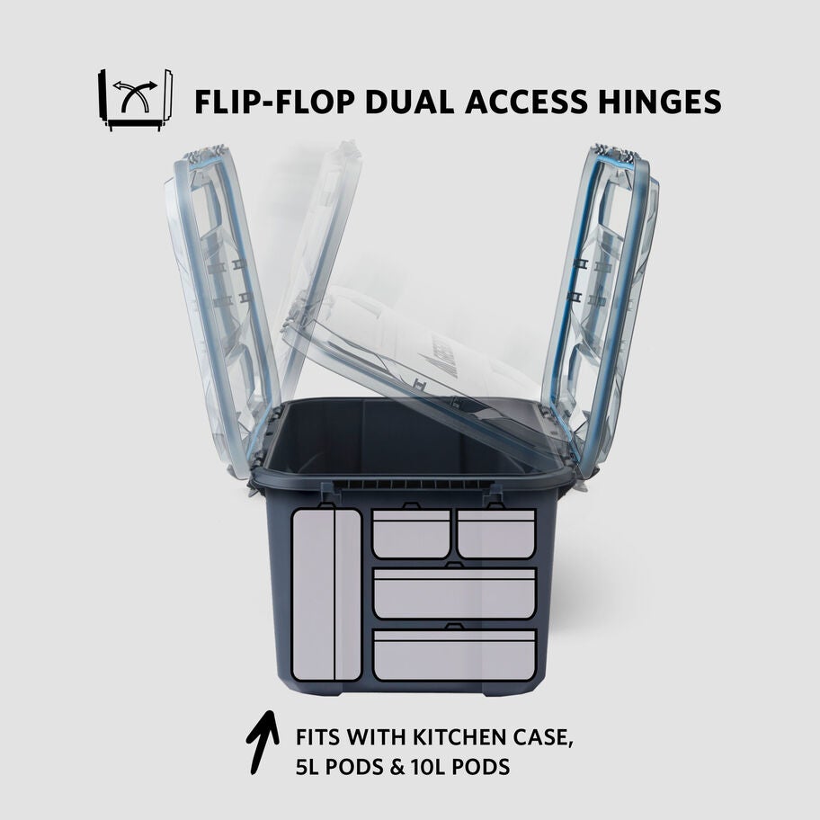 Alpaca Camp Box 50 in the color Nomad Green. image number 3