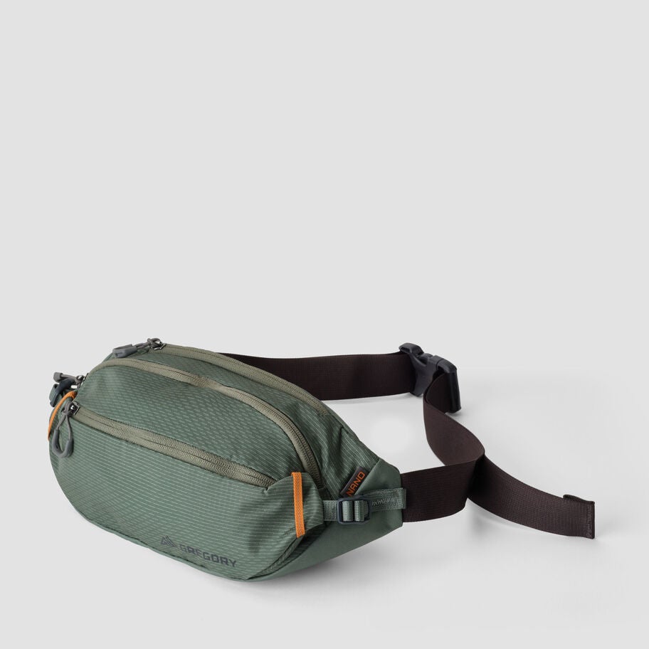 Nano Waistpack in the color Terrain Green. image number 0