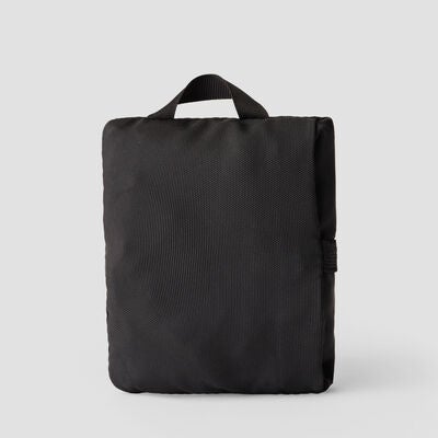 Packable Helmet Holder in the color Obsidian Black.