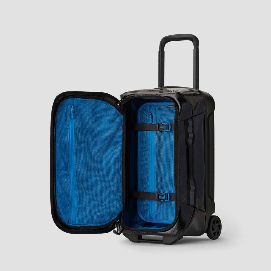 Alpaca Wheeled Duffel 40L in the color Slate Blue. image number 2