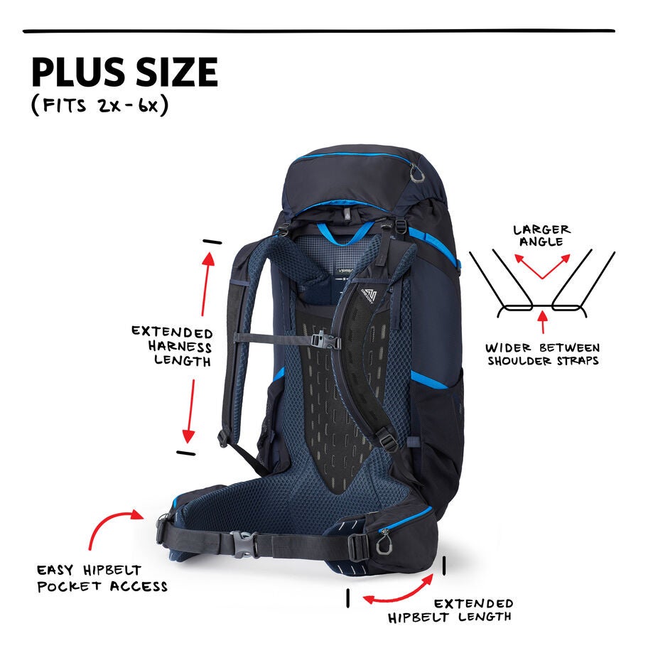 Stout 70 Plus Size in the color Outlet | Phantom Blue. image number 3