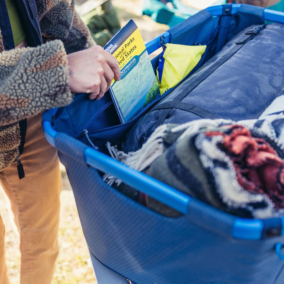 Alpaca Gear Basket 70 in the color Slate Blue. image number 7