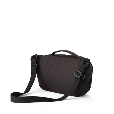 Nano Shoulder Bag in the color Optic Black.