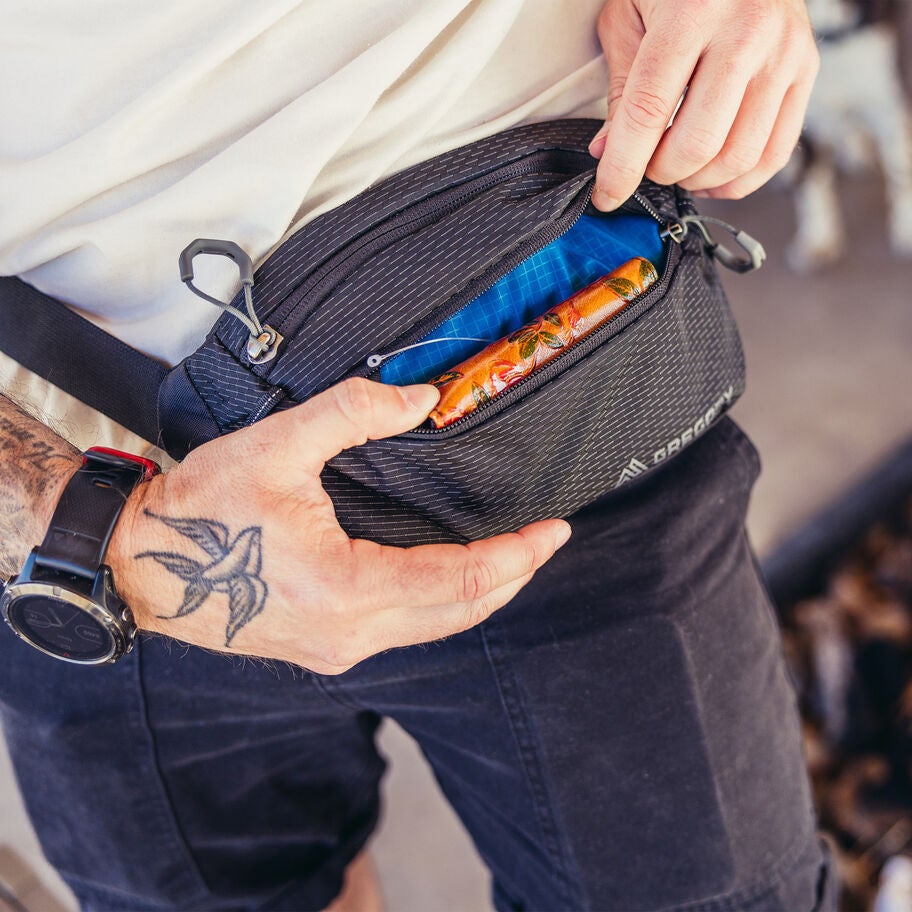 Nano Waistpack Mini in the color Optic Black. image number 4