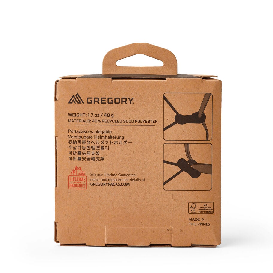 Packable Helmet Holder in the color Obsidian Black. image number 7