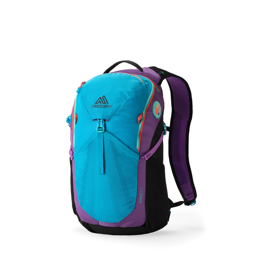 Nano 24 Plus Size in the color Outlet | Gregory x Unlikely Hikers | UH Purple. image number 0