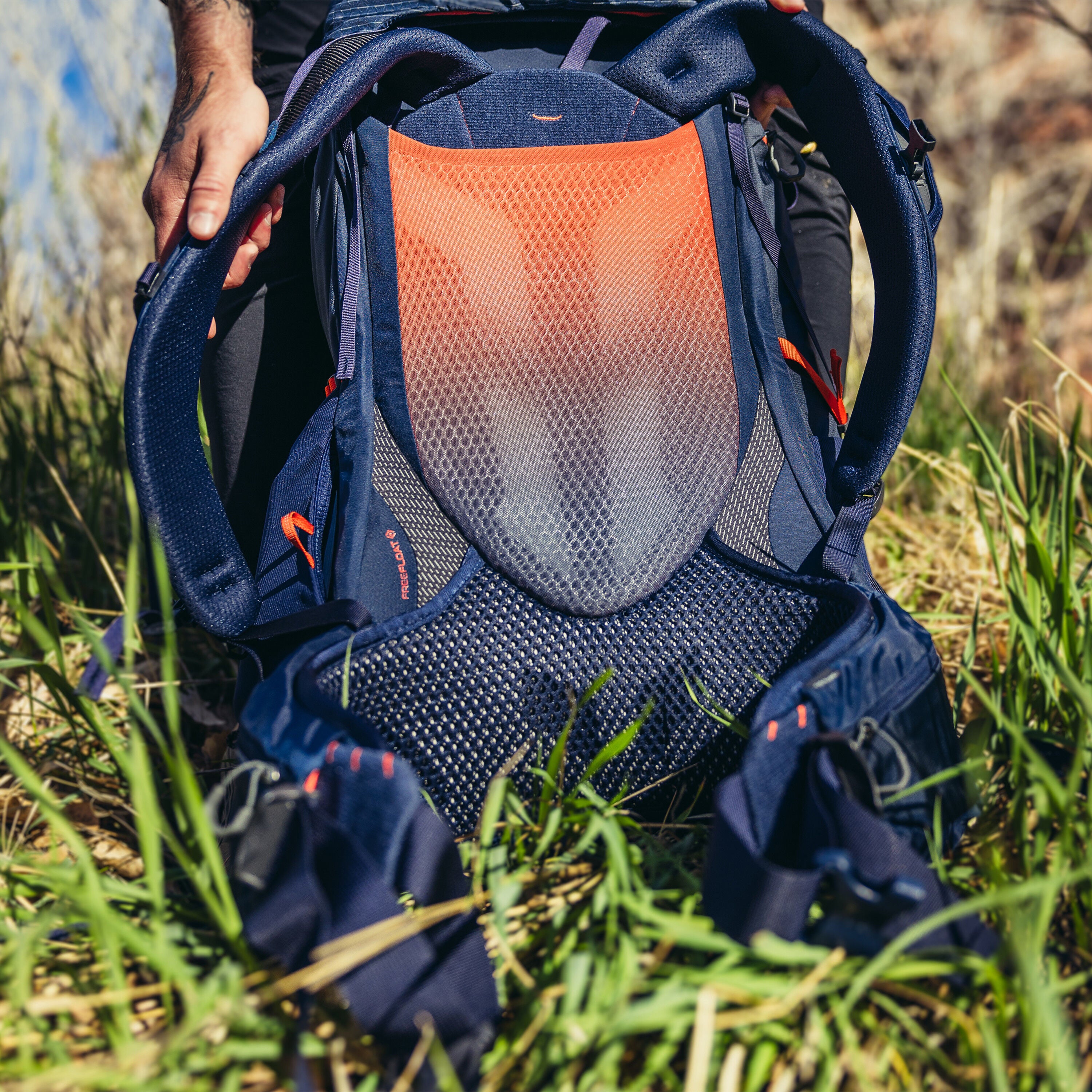 gregory alpinisto 50l backpack Integrated gear loops Alpinisto 50L Alpine backpack Vivid