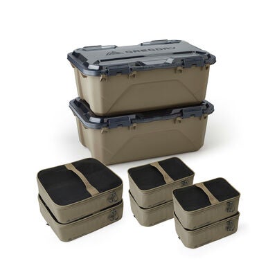 Alpaca Gear Box Adventure Kit 2 Pack in the color Mirage Tan.