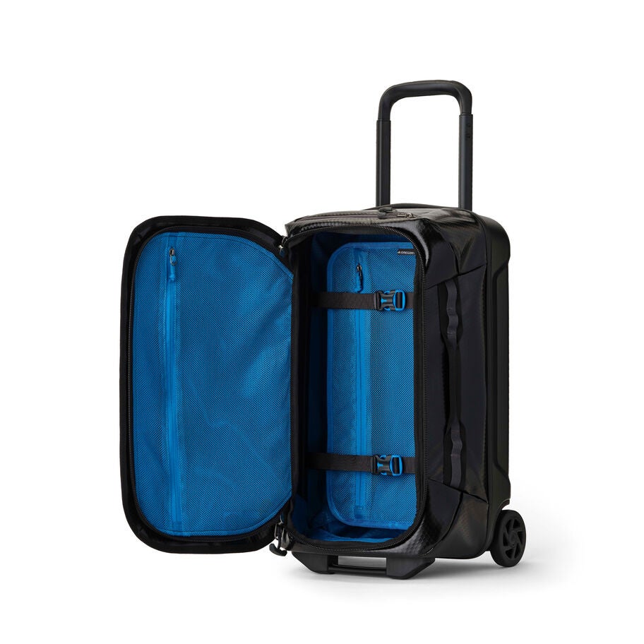 Alpaca Wheeled Duffel 40L in the color Obsidian Black. image number 2