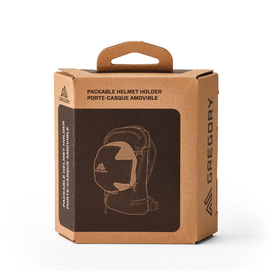 Packable Helmet Holder in the color Obsidian Black. image number 6