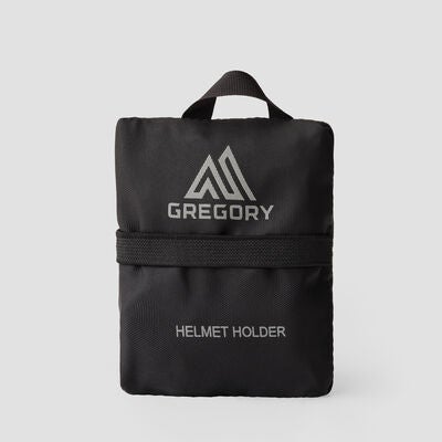 Packable Helmet Holder in the color Obsidian Black.