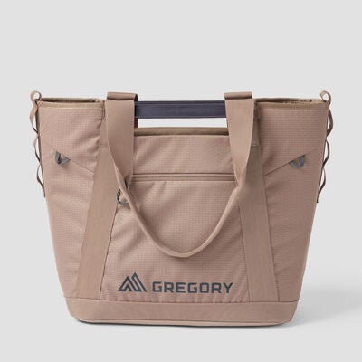 Alpaca Utility Tote 35 in the color Mirage Tan.