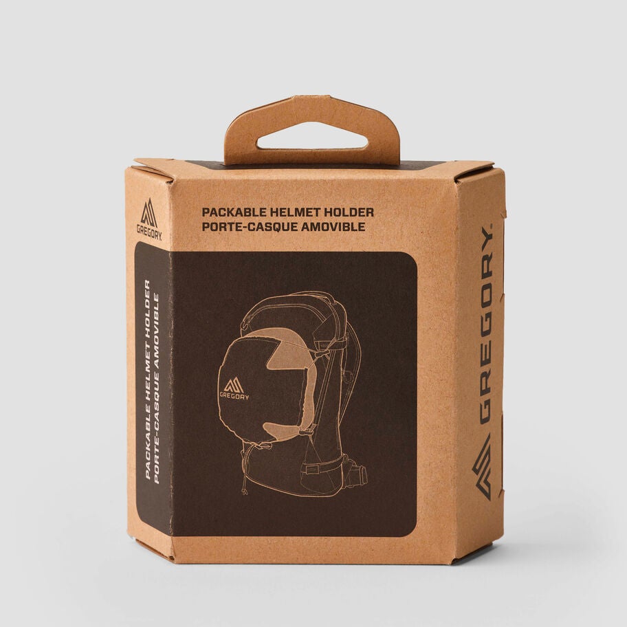 Packable Helmet Holder in the color Obsidian Black. image number 6