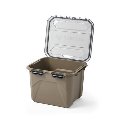 Alpaca Camp Box 50 in the color Mirage Tan.