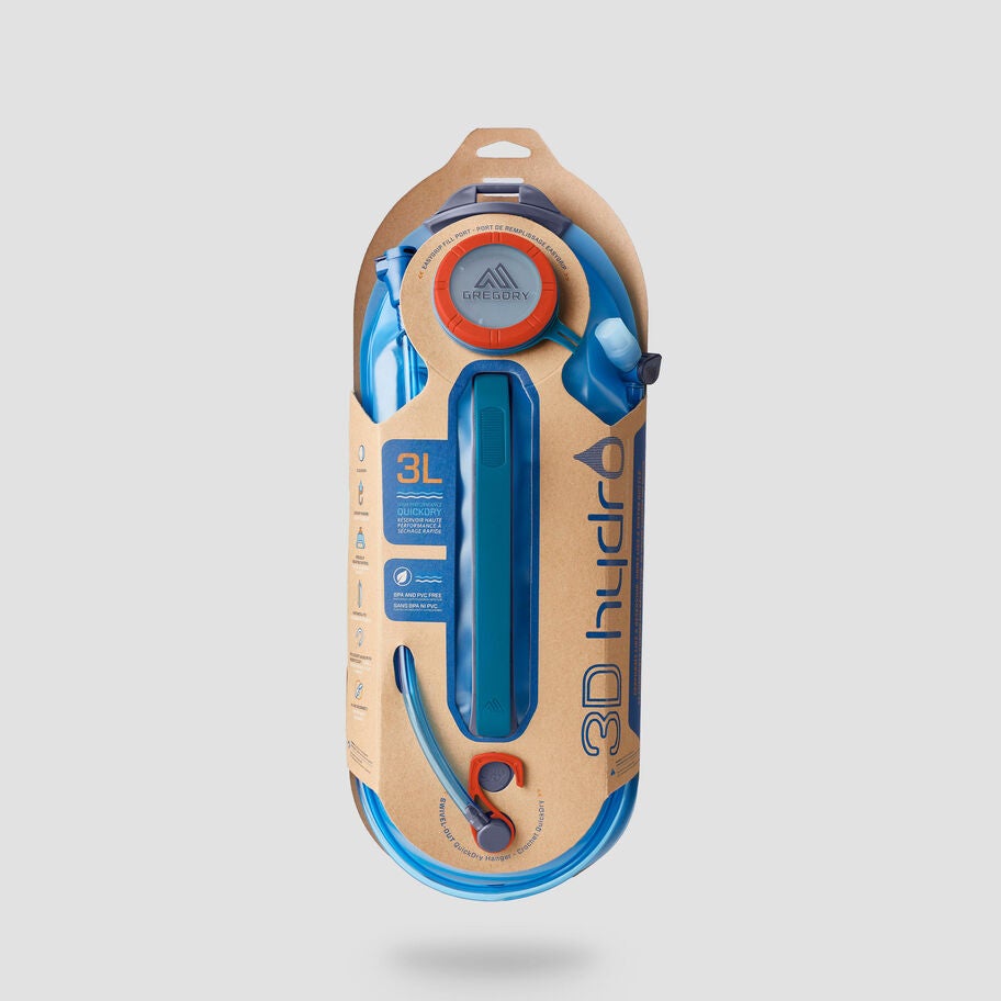 Gregory 3D Hydro 3L Reservoir in the color Ocean/Orange. image number 3