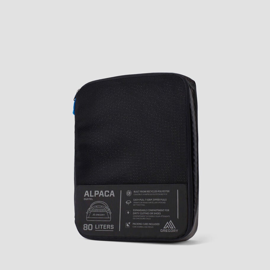 Alpaca Duffel 80 in the color Obsidian Black. image number 3
