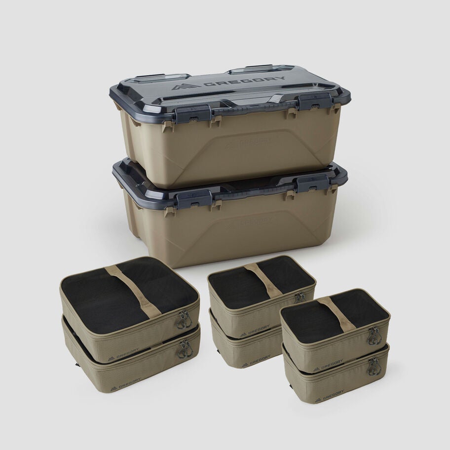 Alpaca Gear Box Adventure Kit 2 Pack in the color Mirage Tan. image number 0