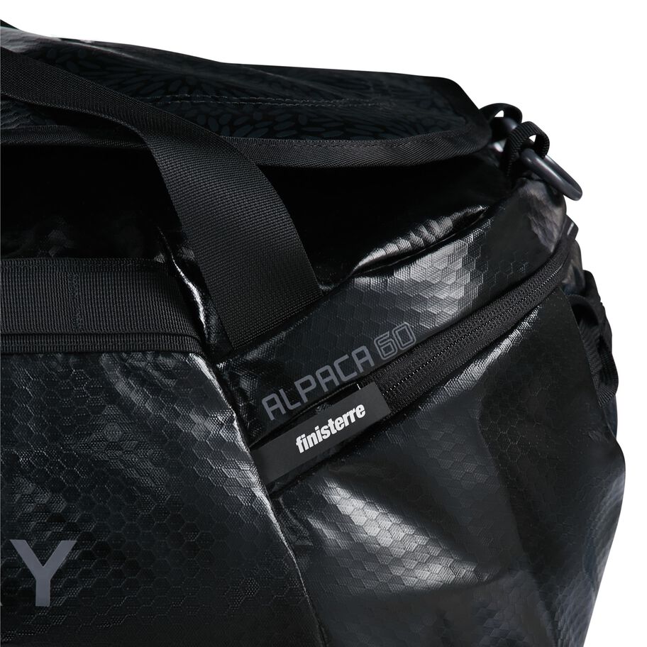 Gregory x Finisterre Alpaca Surf Duffel 60 in the color Outlet | Gregory x Finisterre, Onyx Black. image number 4