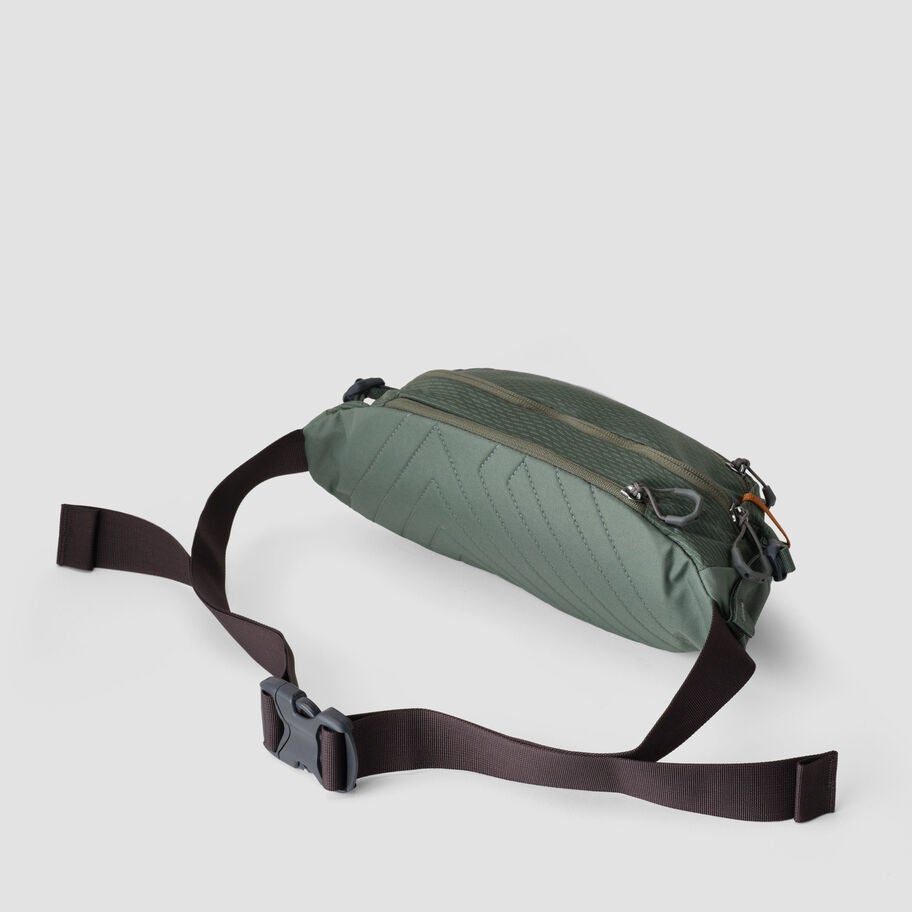 Nano Waistpack in the color Terrain Green. image number 1