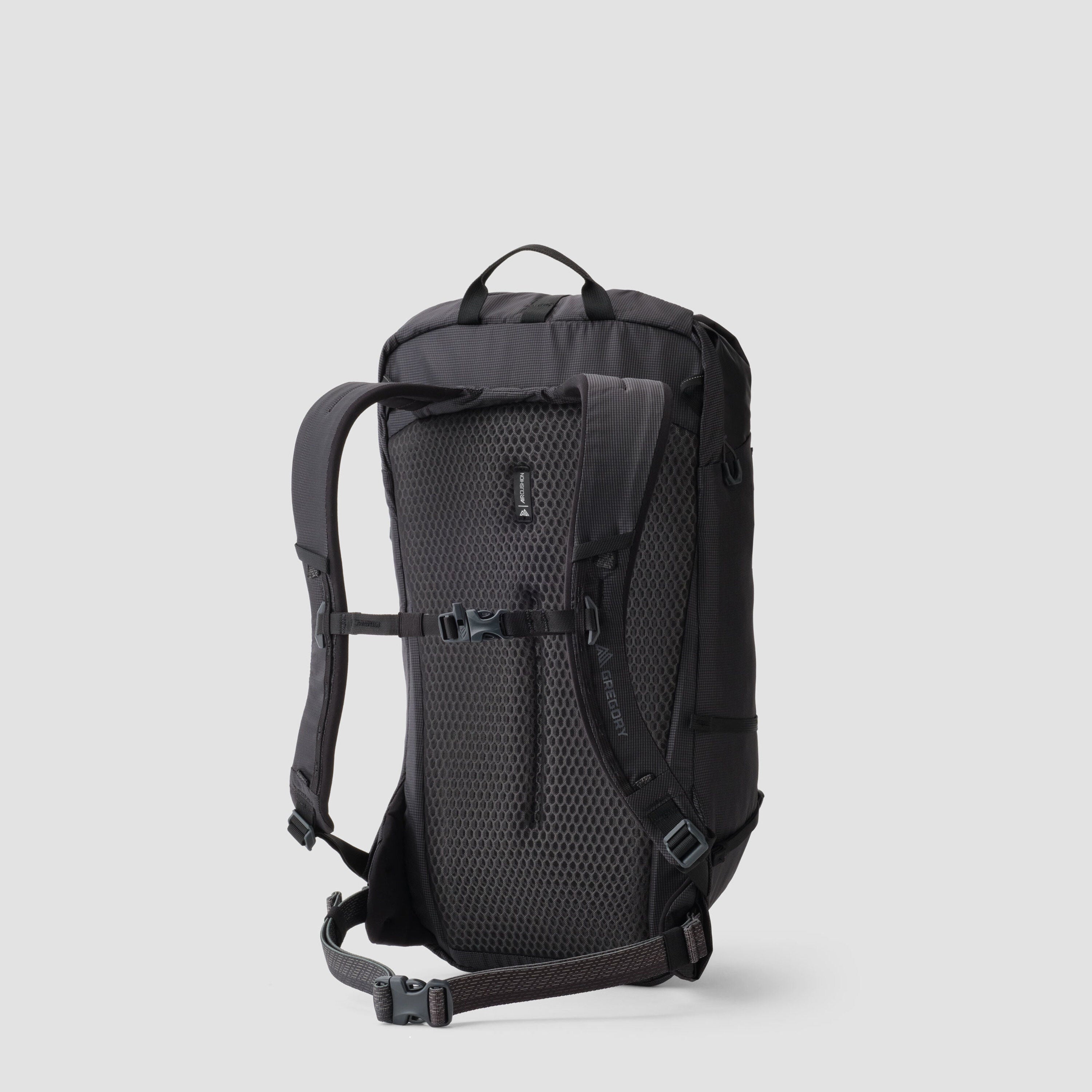 backpacks with leather bottom and lots of compartments pockets graphic Right Pack