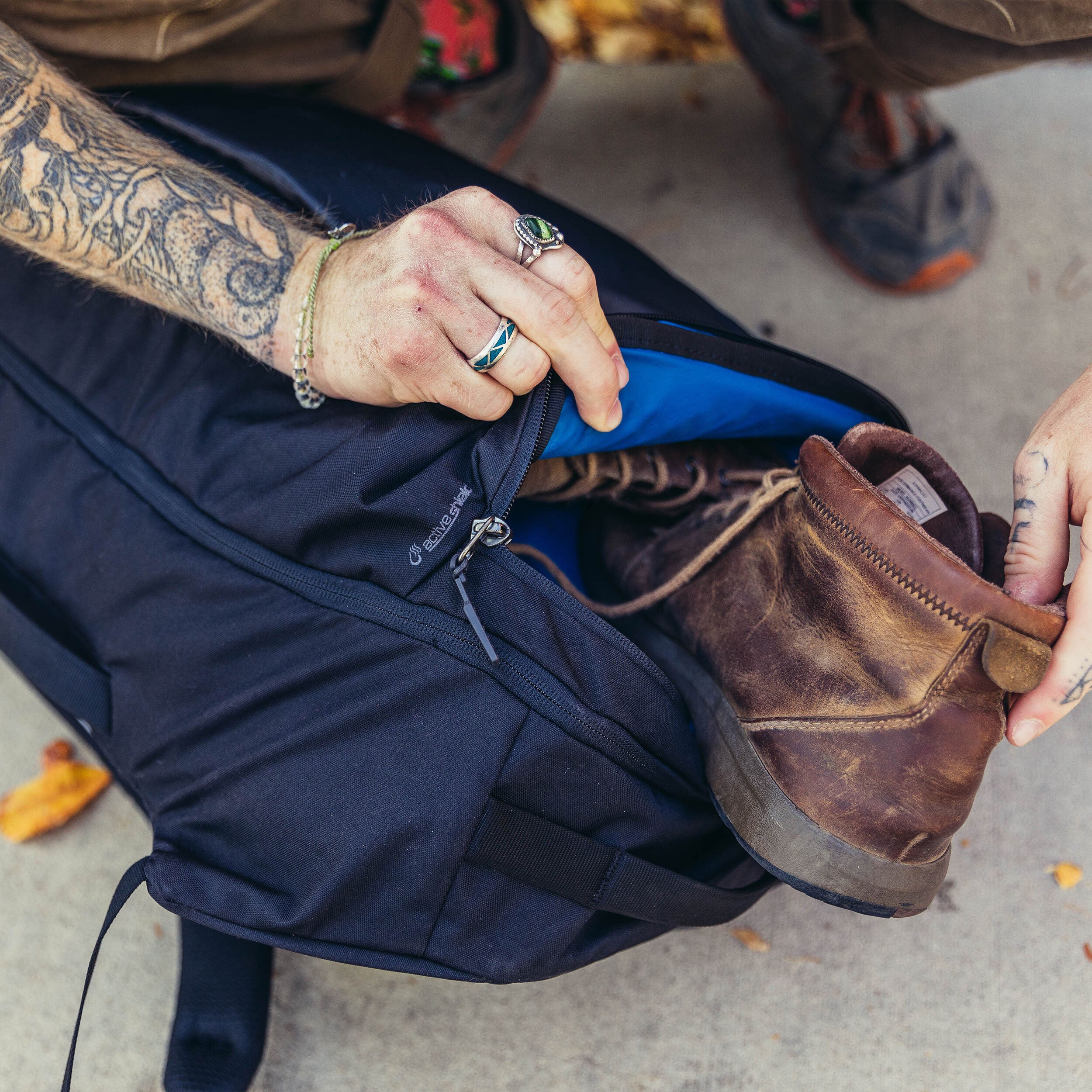 Traveler's online shield backpack