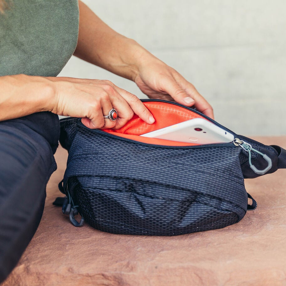 Nano Waistpack Plus Size in the color Outlet | Gregory x Unlikely Hikers | UH Purple. image number 3