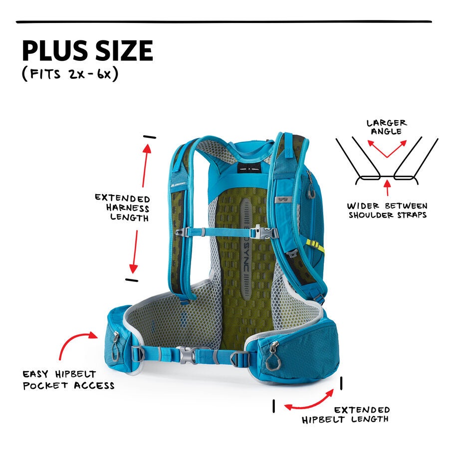 Maya 16 Plus Size in the color Meridian Teal. image number 3