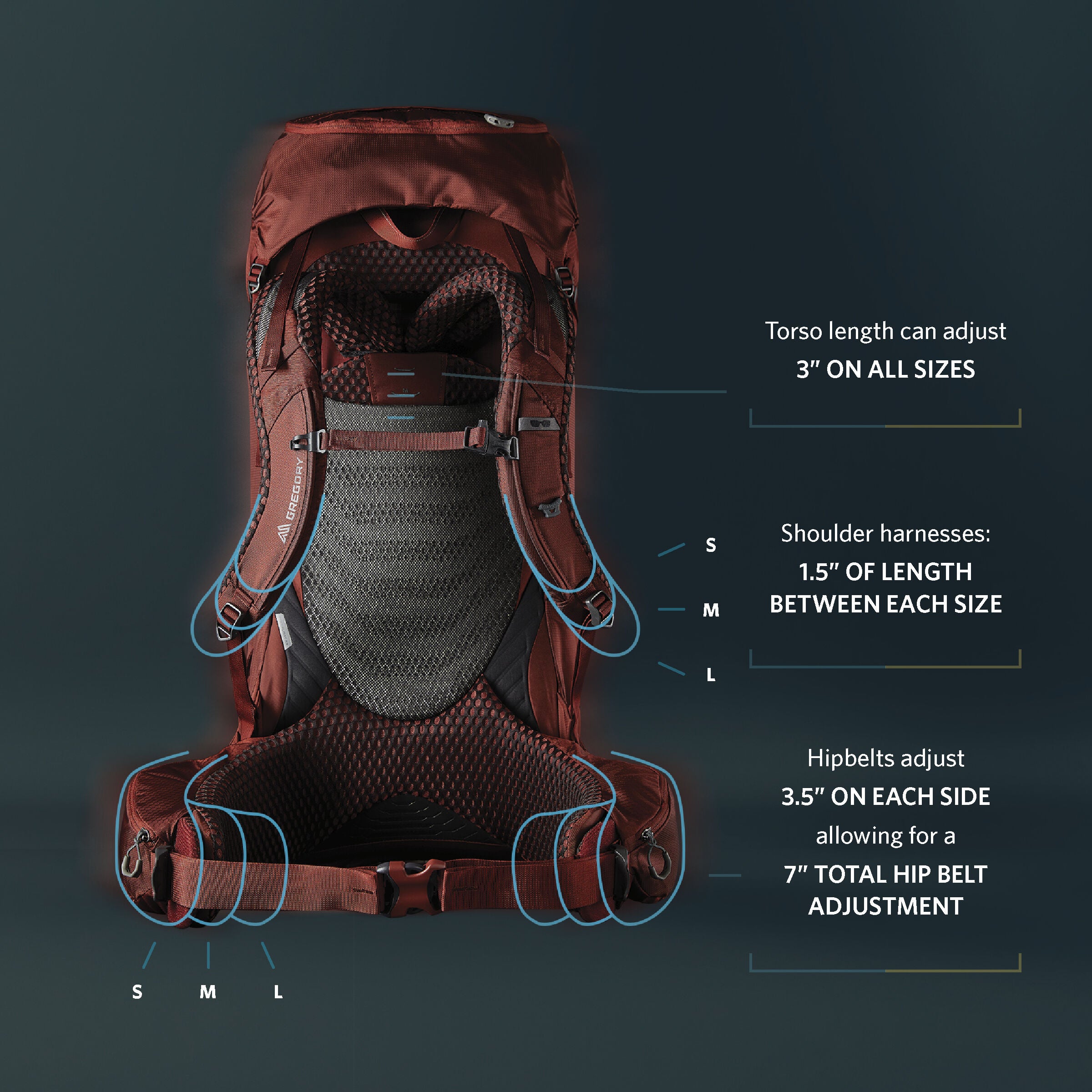 Gregory baltoro sizing on sale