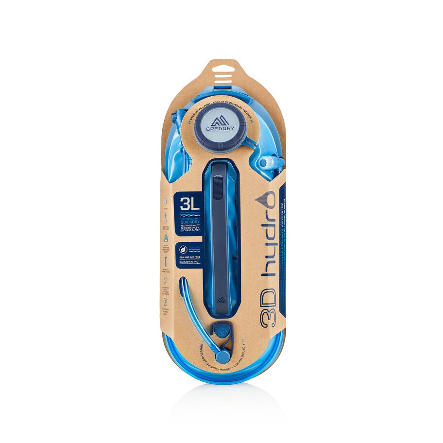 Gregory 3D Hydro 3L Reservoir in the color Outlet | Optic Blue. image number 3