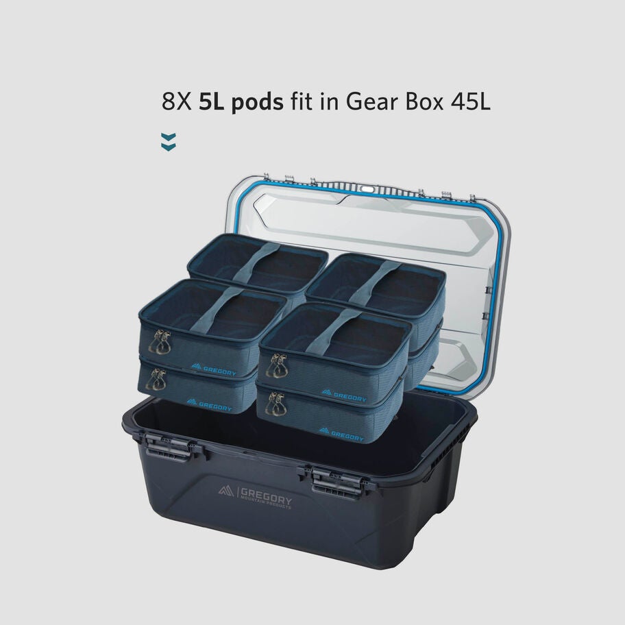 Alpaca Gear Box Adventure Kit 2 Pack in the color Slate Blue. image number 3