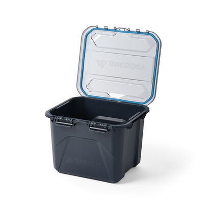 Alpaca Camp Box 50 in the color Slate Blue.