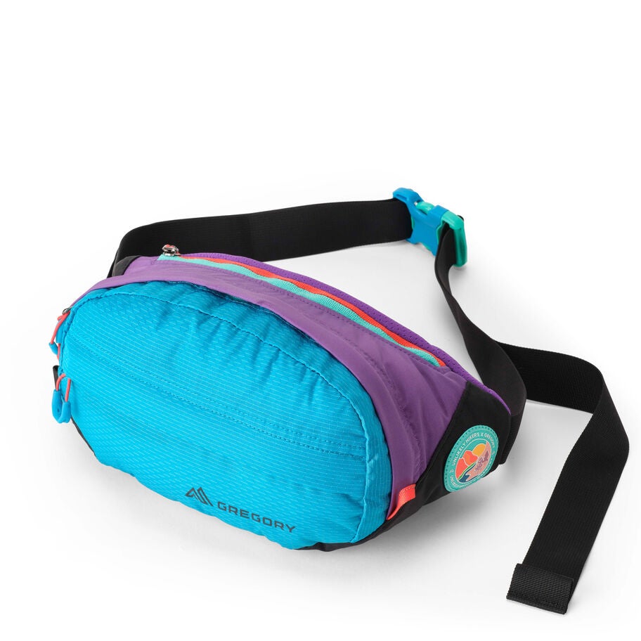 Nano Waistpack Plus Size in the color Outlet | Gregory x Unlikely Hikers | UH Purple. image number 0