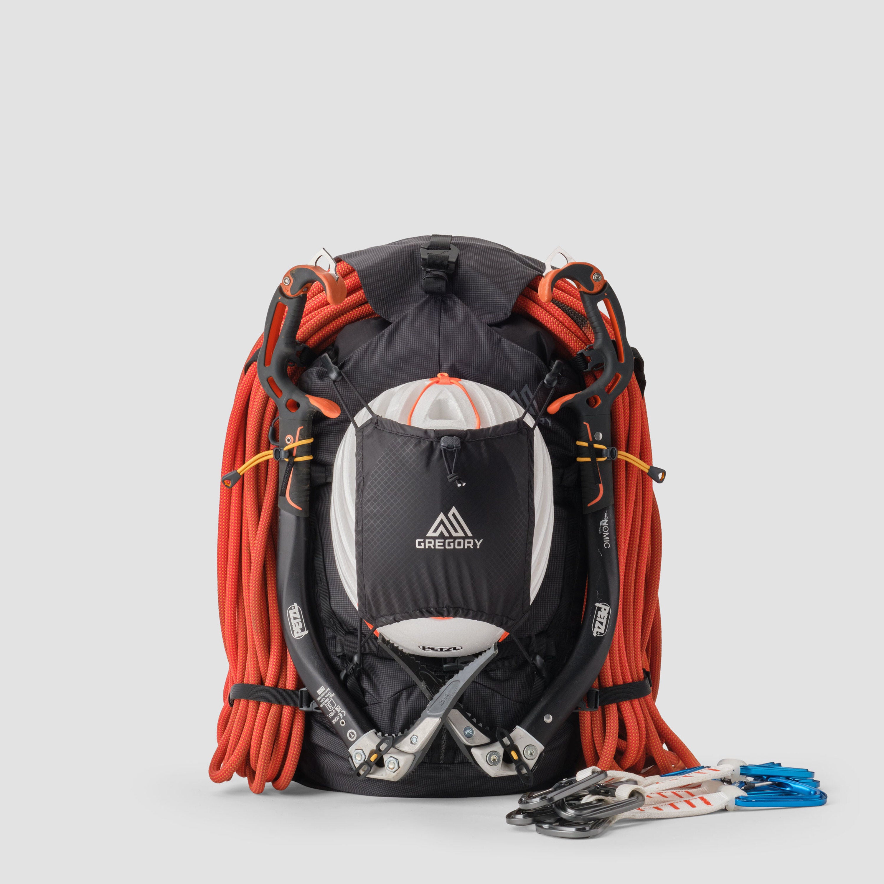 gregory alpinisto 35 backpack unisex Mountaineering MD Its AirCushion backpanel ensures breathability and durability while the removable framesheet with alloy cross stay provides stability for heavy loads Gregory Alpinisto 50 Zest Orange
