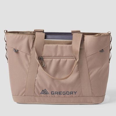 Alpaca Utility Tote 50 in the color Mirage Tan.