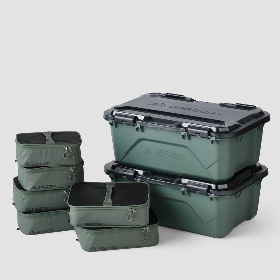 Alpaca Gear Box Adventure Kit 2 Pack in the color Nomad Green. image number 0