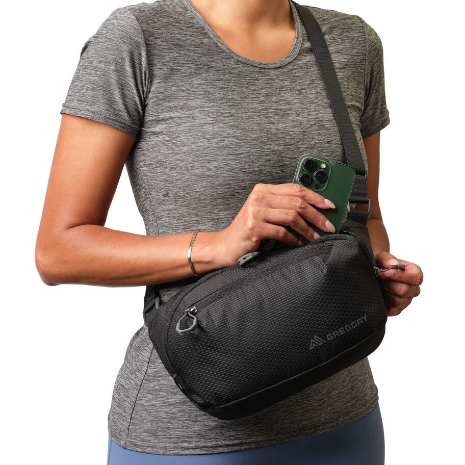 Nano Shoulder Bag in the color Optic Black. image number 2