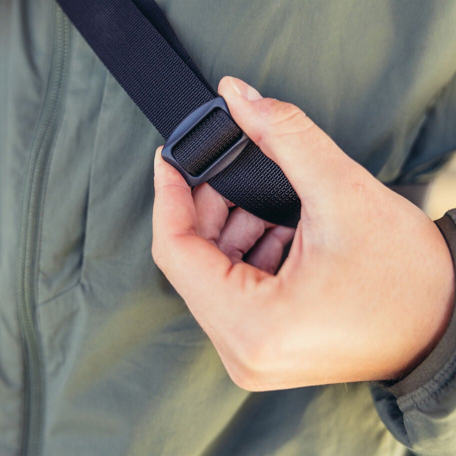 Nano Shoulder Bag in the color Optic Black. image number 5