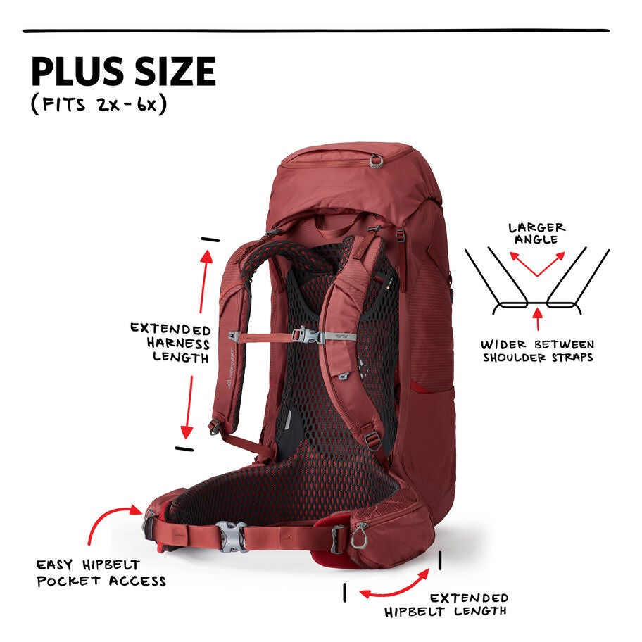 Kalmia 60 Plus Size in the color Outlet | Bordeaux Red. image number 3
