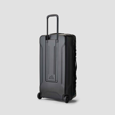 Alpaca Wheeled Duffel 100L in the color Obsidian Black.